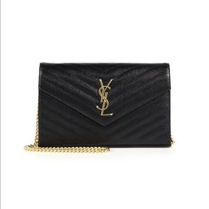 【SOLD】Saint Laurent monogramme grain de poudre